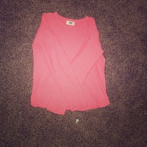 Pink/coral top
